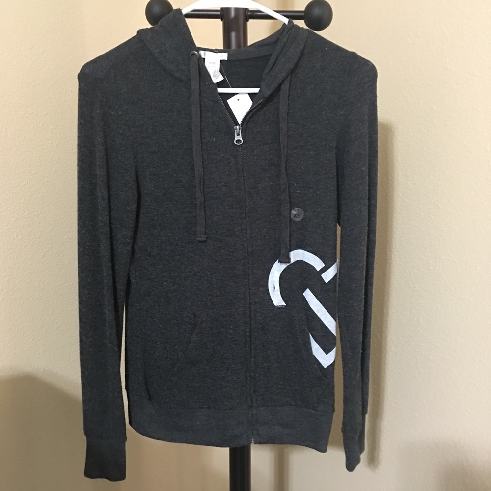 Live Love Dream Grey Graphic Activewear Jacket